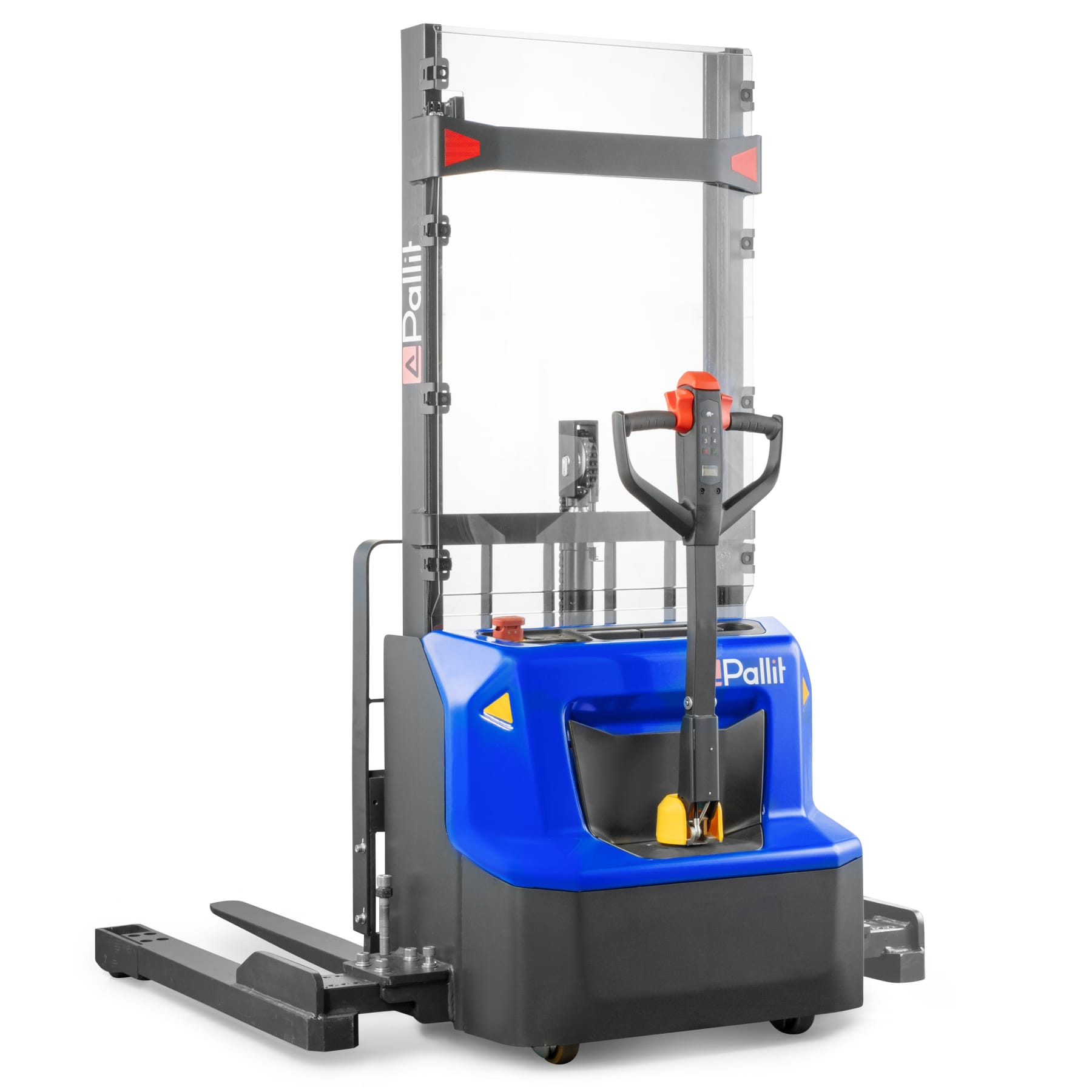 Wide-gauge electric pallet stacker BROAD