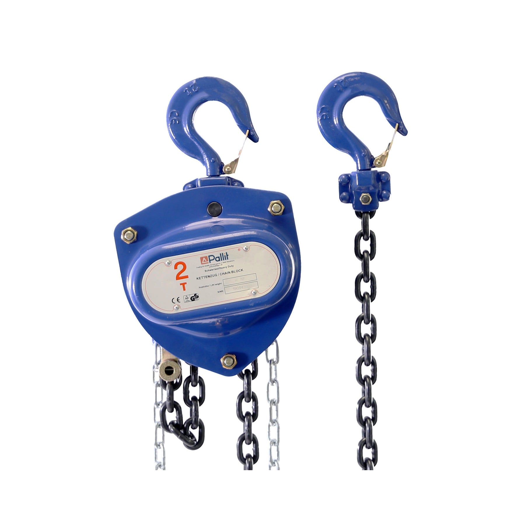 Paranco manuale a catena CHAINPRO-M 2000 kg