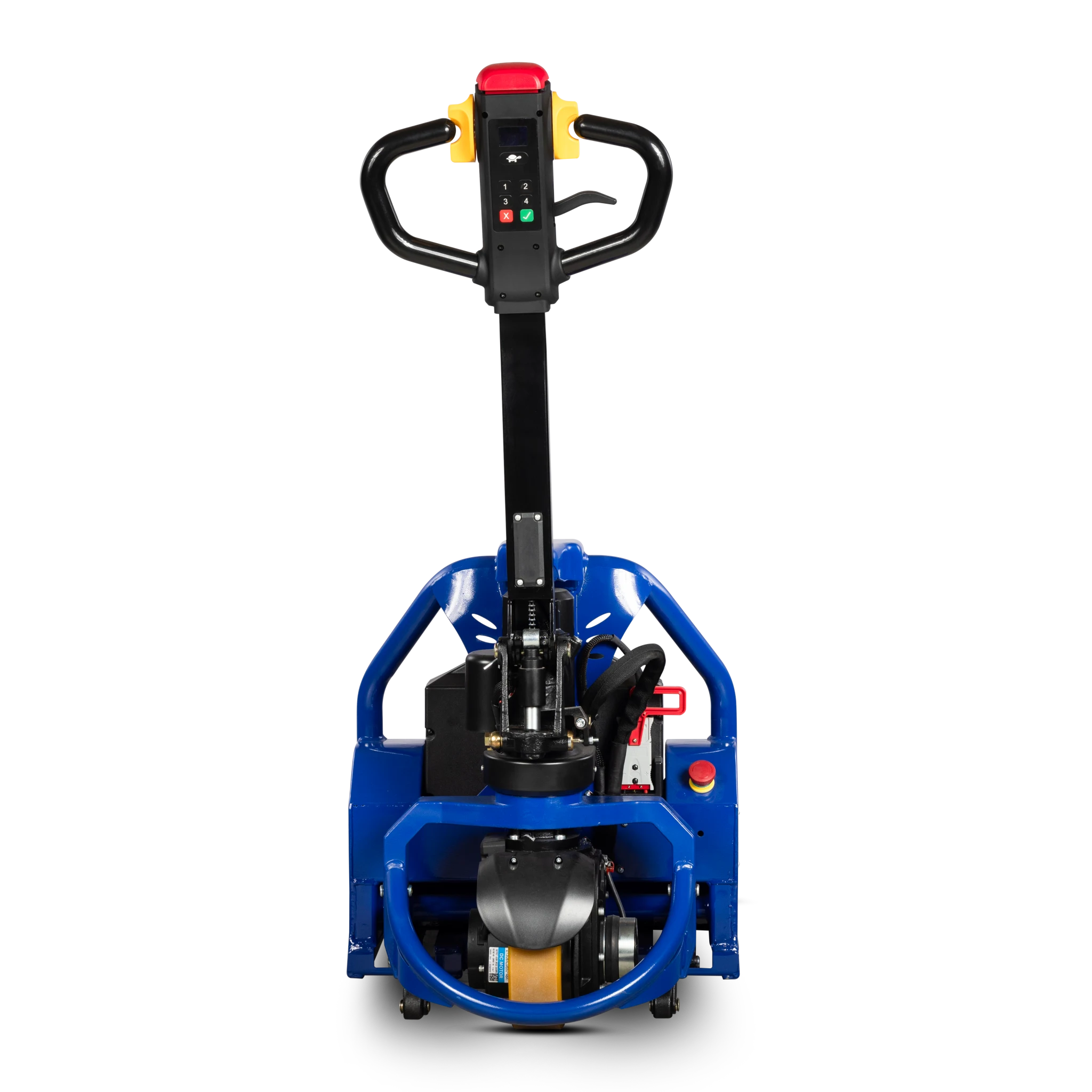 Transpallet elettrico corto FLEXIBLE-M con forche da 800 mm