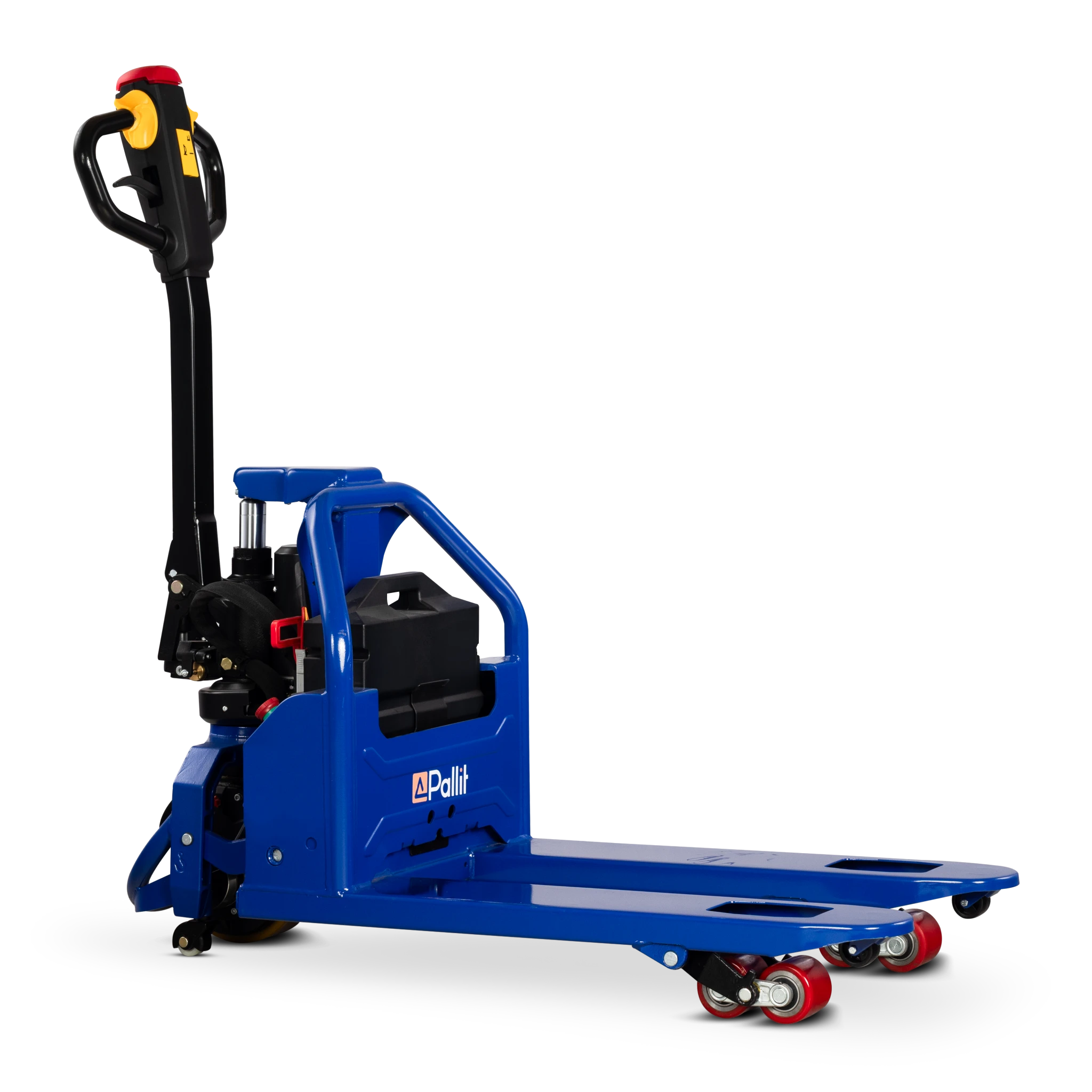 Transpallet elettrico corto FLEXIBLE-M con forche da 800 mm