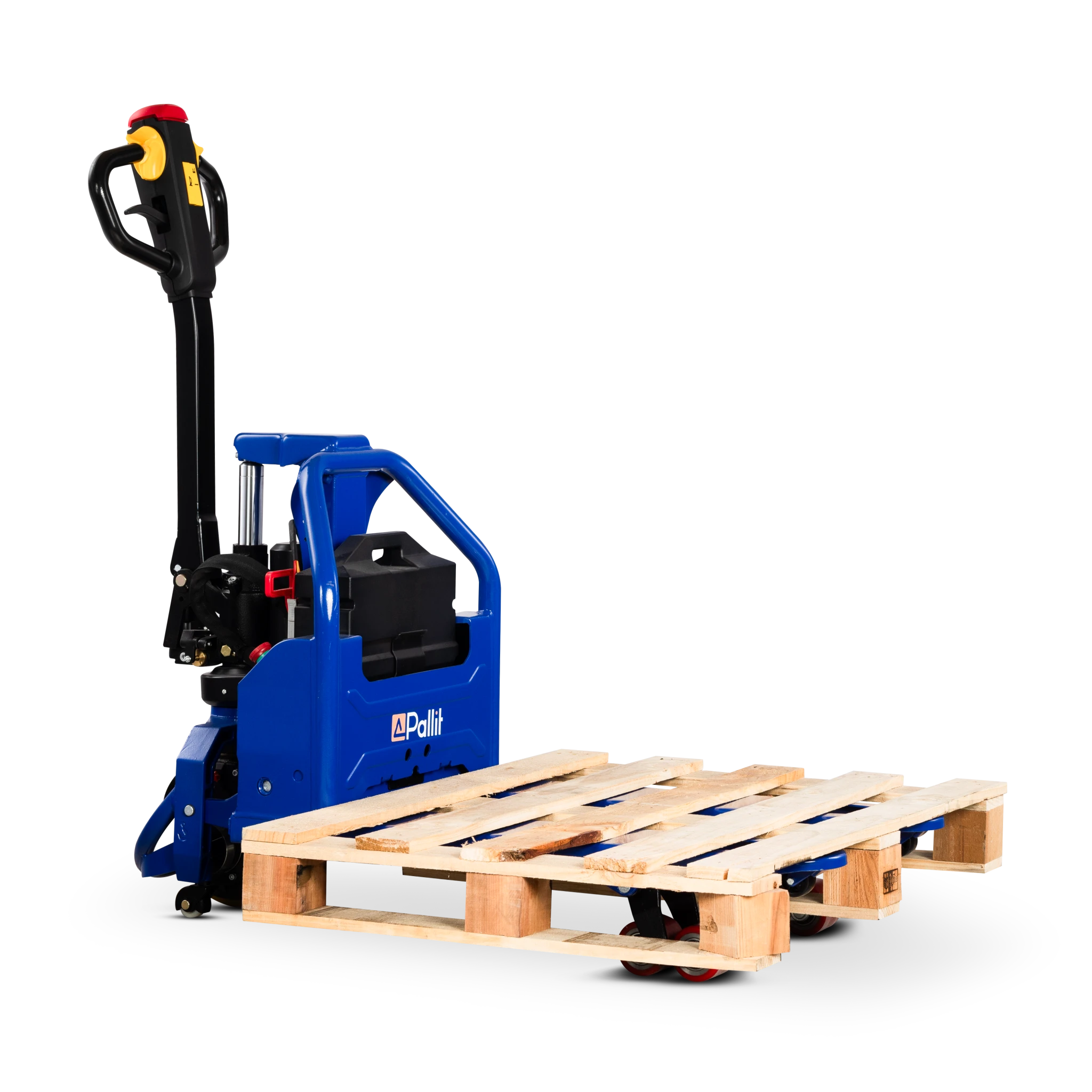 Transpallet elettrico corto FLEXIBLE-M con forche da 800 mm