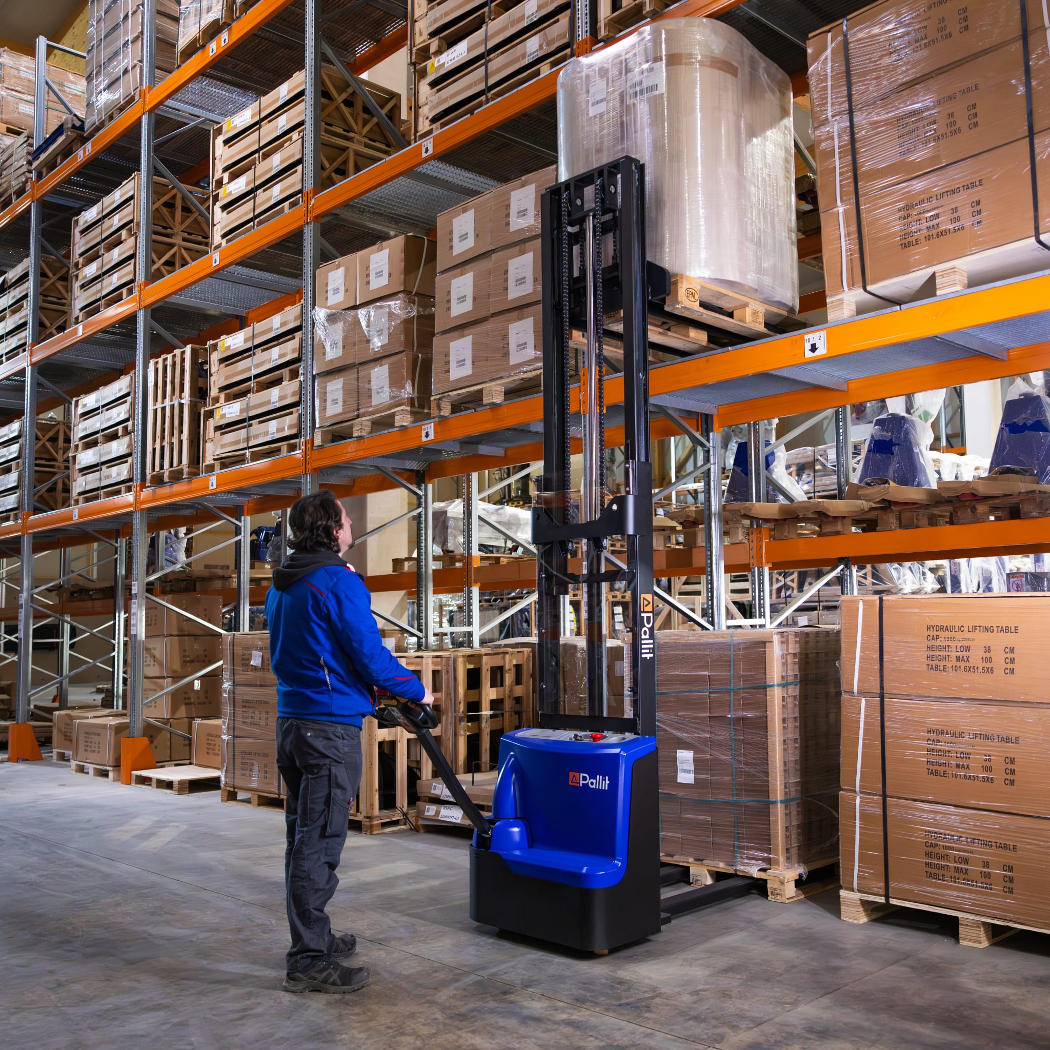 Deichselstapler EXACT mit Proportionalhub