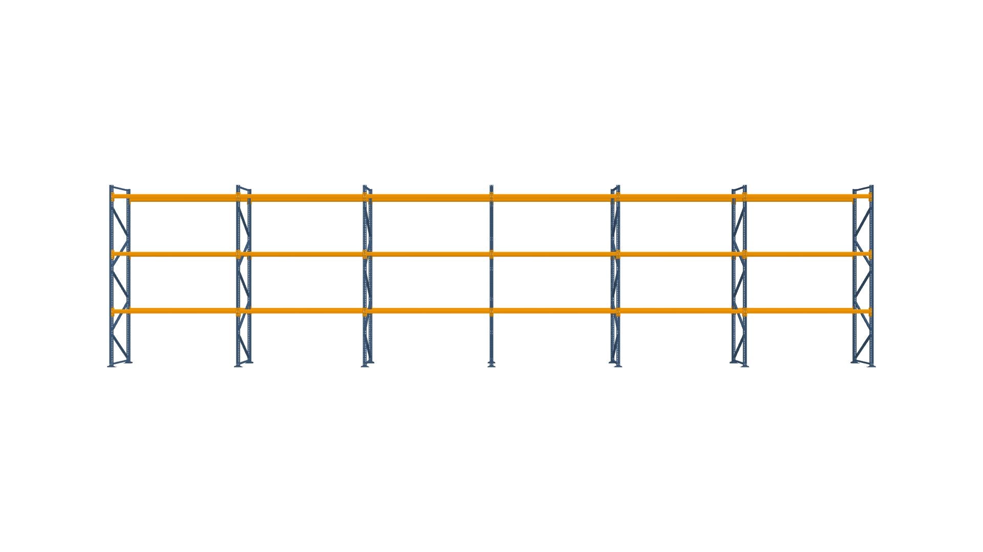 Konfiguration vom 01.12.2025 - 16.86 m x 4.00 m für 72 Paletten mit 500 kg