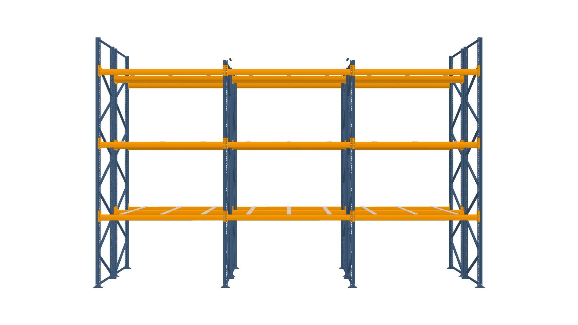 Konfiguration vom 06.11.2024 - 8.60 m x 5.00 m für 72 Paletten mit 1300 kg